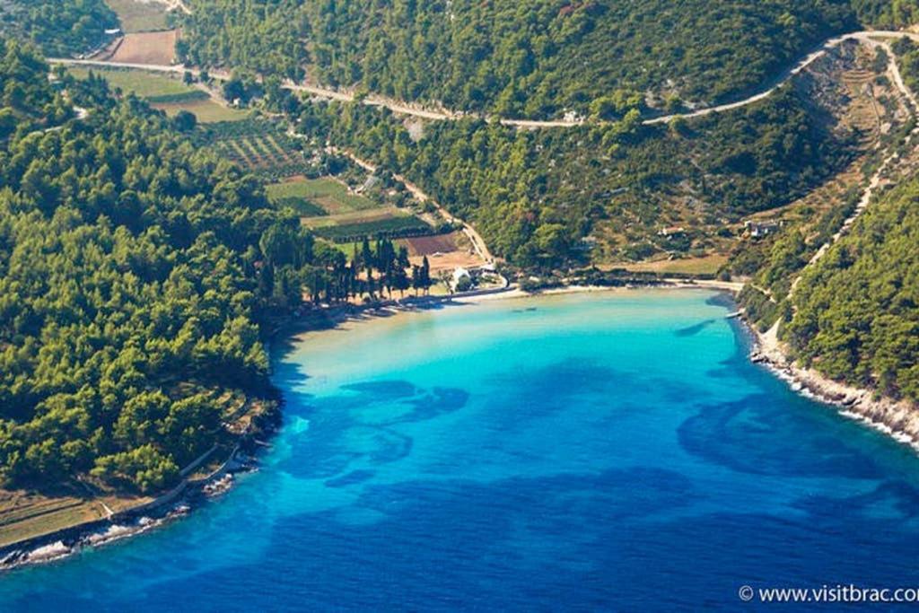 Charming Villa Nika With The Pool Supetar Exterior foto